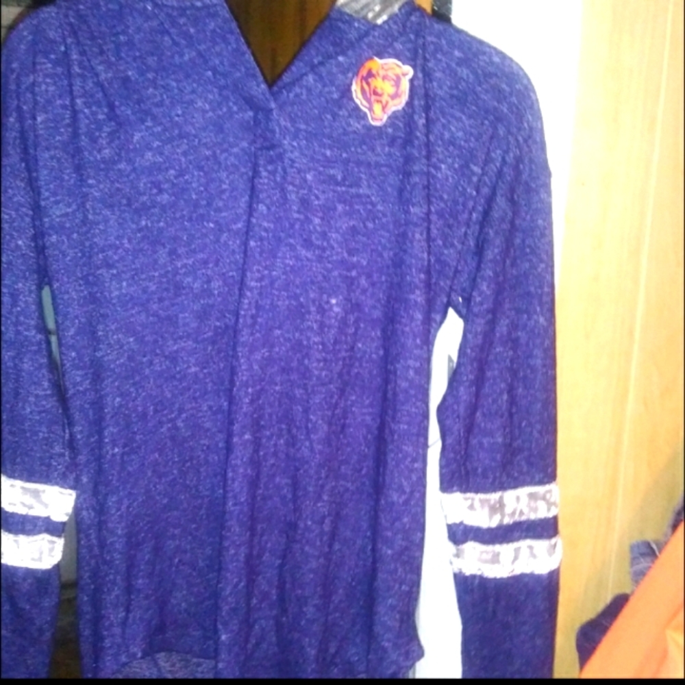 NFL Chicago bears Velvet hoodie NWT
